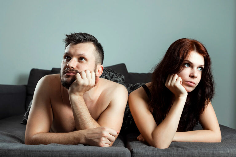 Mann und Frau haben unterschiedliches sexuelles Verlangen in der Beziehung
