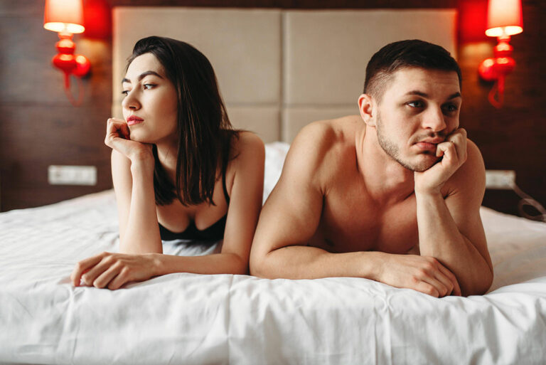 Mann und Frau sind Sex-Muffel